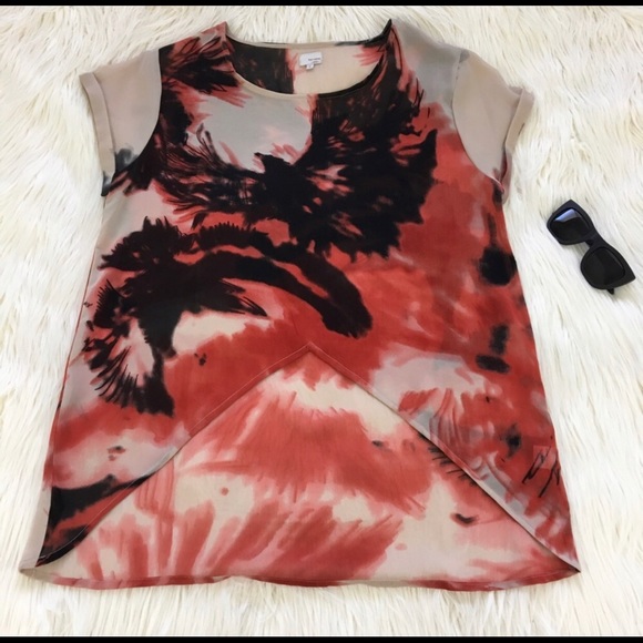 Red Top with Fire Pattern - Picture 2 of 4